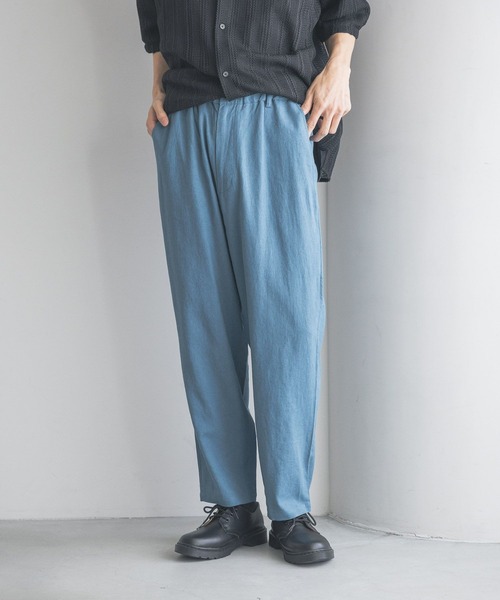 LOWRYS FARM（ローリーズファーム）の「ノルマンディリネンイージーパンツ　249968（その他パンツ・メンズ・ブルー/ブラウン/チャコールグレー・LARGE/MEDIUM）」の3枚目の写真