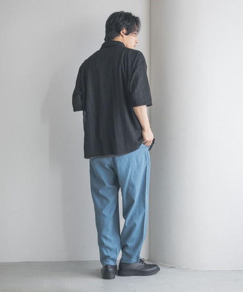 LOWRYS FARM（ローリーズファーム）の「ノルマンディリネンイージーパンツ　249968（その他パンツ・メンズ・ブルー/ブラウン/チャコールグレー・LARGE/MEDIUM）」の18枚目の写真