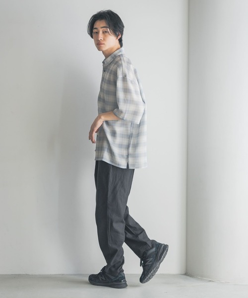 LOWRYS FARM（ローリーズファーム）の「ノルマンディリネンイージーパンツ　249968（その他パンツ・メンズ・ブルー/ブラウン/チャコールグレー・LARGE/MEDIUM）」の20枚目の写真