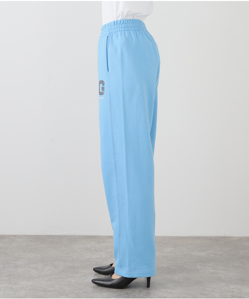 JOURNAL STANDARD relume(ジャーナルスタンダード レリューム)の「【GREEN BUTTER/グリーンバター】G Script Sweat Pants(スウェットパンツ・レディース・ブルー・FREE)」の4枚目の写真