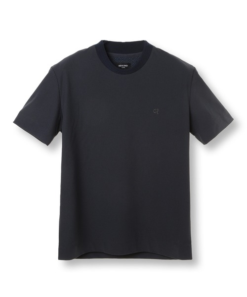 MEN'S BIGI（メンズビギ）の「【COLE HAAN/コール ハーン】別注 ハニカムジャージ素材ジャケットTEE<抗菌/UVカット/4WAYストレッチ>（Tシャツ/カットソー・メンズ・ブラック/ホワイト/ネイビー・01/02/03/04）」の3枚目の写真