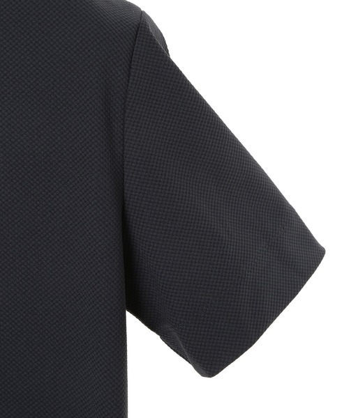 MEN'S BIGI（メンズビギ）の「【COLE HAAN/コール ハーン】別注 ハニカムジャージ素材ジャケットTEE<抗菌/UVカット/4WAYストレッチ>（Tシャツ/カットソー・メンズ・ブラック/ホワイト/ネイビー・01/02/03/04）」の6枚目の写真