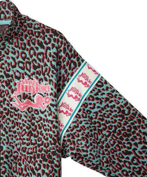 HYSTERIC GLAMOUR（ヒステリックグラマー）の「VINYL JUNKIE トラックジャケット（ブルゾン・レディース・ブルー系その他/グリーン系その他・FREE）」の5枚目の写真
