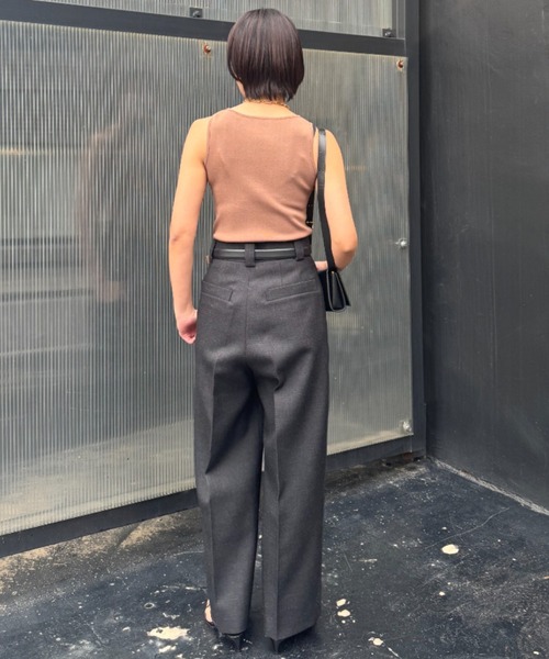 Chaos（カオス）の「Chaos(カオス)/ルーチェニットタンクトップ（ニット/セーター・レディース・ブラック/ライトピンク/ブラウン・FREE）」の15枚目の写真