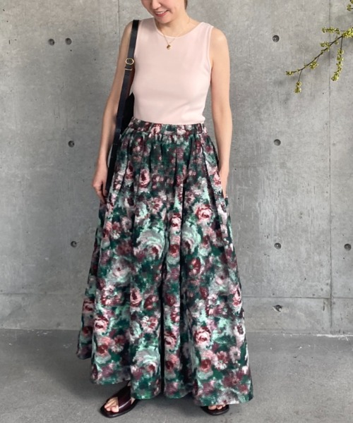 Chaos（カオス）の「Chaos(カオス)/ルーチェニットタンクトップ（ニット/セーター・レディース・ブラック/ライトピンク/ブラウン・FREE）」の7枚目の写真