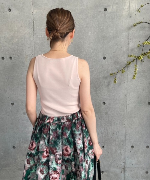 Chaos（カオス）の「Chaos(カオス)/ルーチェニットタンクトップ（ニット/セーター・レディース・ブラック/ライトピンク/ブラウン・FREE）」の10枚目の写真