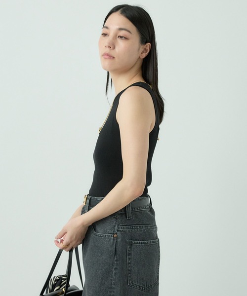 Chaos（カオス）の「Chaos(カオス)/ルーチェニットタンクトップ（ニット/セーター・レディース・ブラック/ライトピンク/ブラウン・FREE）」の16枚目の写真