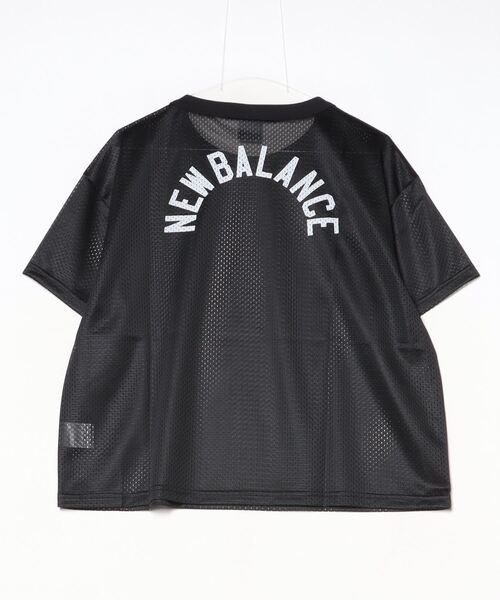 ニューバランス new balanceメッシュショートスリーブシャツ S New Balance MESH STRECH WOVEN SHORT SLEEVE SHIRTS シーソルト