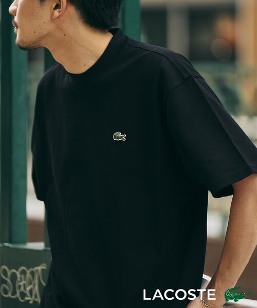 別注・完売必至 国内発 LACOSTE マイクロカノコ モックネックTEE セール】LACOSTE / ラコステ 417別注 マイクロカノコ モック