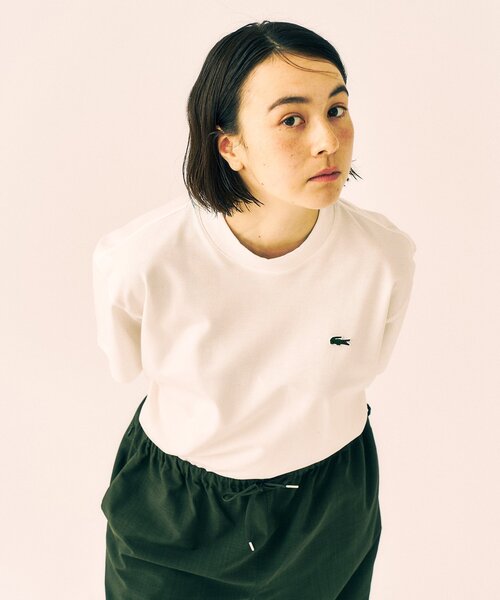 別注・完売必至 国内発 LACOSTE マイクロカノコ モックネックTEE セール】LACOSTE / ラコステ 417別注 マイクロカノコ モック