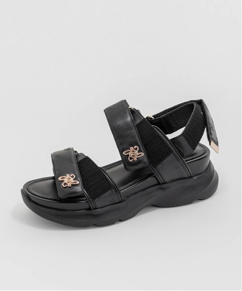 セール】モノグラムデザインスポーツサンダル（サンダル）｜RANDA