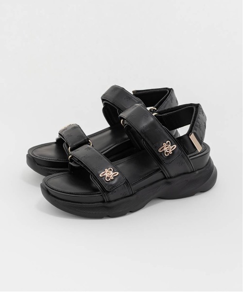 ランダ モノグラムデザインスポーツサンダル S セール】モノグラムデザインスポーツサンダル(サンダル