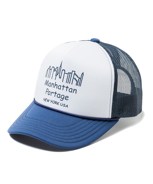 Manhattan Portage（マンハッタンポーテージ）の「Manhattan Portage/マンハッタンポーテージ キャップ TRUCKER MESH CAP MP326（キャップ・メンズ・ブラウン/ホワイト/ホワイト×グリーン/ブラック/ホワイト×ネイビー・FREE）」の3枚目の写真