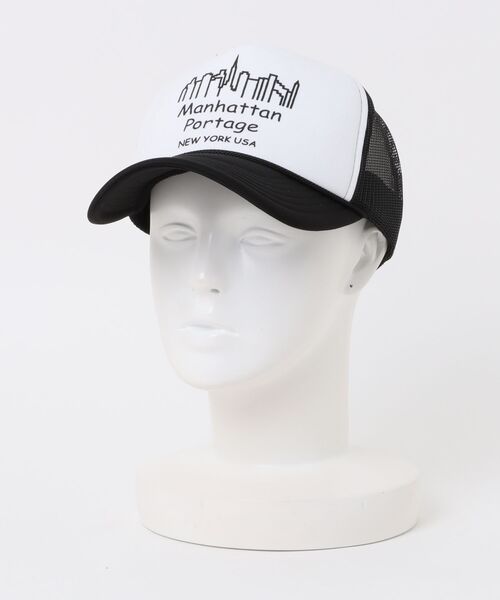 Manhattan Portage（マンハッタンポーテージ）の「Manhattan Portage/マンハッタンポーテージ キャップ TRUCKER MESH CAP MP326（キャップ・メンズ・ブラウン/ホワイト/ホワイト×グリーン/ブラック/ホワイト×ネイビー・FREE）」の12枚目の写真