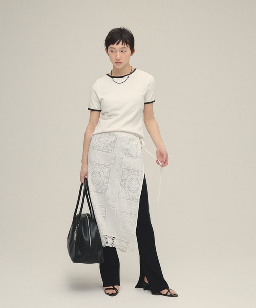 tシャツ 「eL」Ringer Tee SS/321311 レディース eL】Ringer Tee SS/321311（Tシャツ/カットソー）｜eL（エル）の