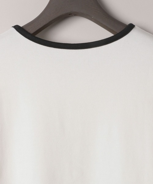 eL(エル)の「【eL】Ringer Tee SS/321311(Tシャツ/カットソー・レディース・ライトブルー/オフホワイト/ネイビー・FREE)」の5枚目の写真