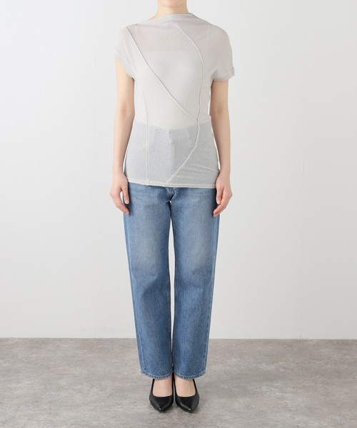 tシャツ 「Geek Office / ギークオフィス」LCDC CURVED-SEAM SLEEVELESS TOP レディース セール】【Geek Office / ギークオフィス】LCDC CURVED-SEAM
