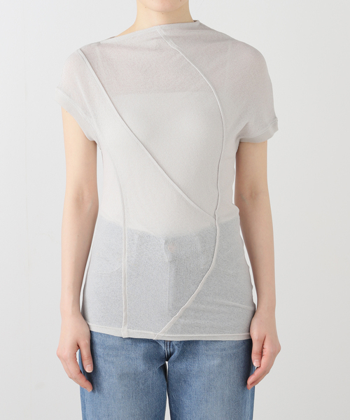tシャツ 「Geek Office / ギークオフィス」LCDC CURVED-SEAM SLEEVELESS TOP レディース セール】【Geek Office / ギークオフィス】LCDC CURVED-SEAM