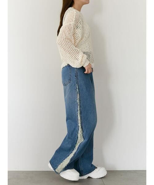 so4u（ソーフォーユー）の「ダメージデニムパンツ（その他パンツ・レディース・ブルー/サックスブルー・S/M）」の21枚目の写真