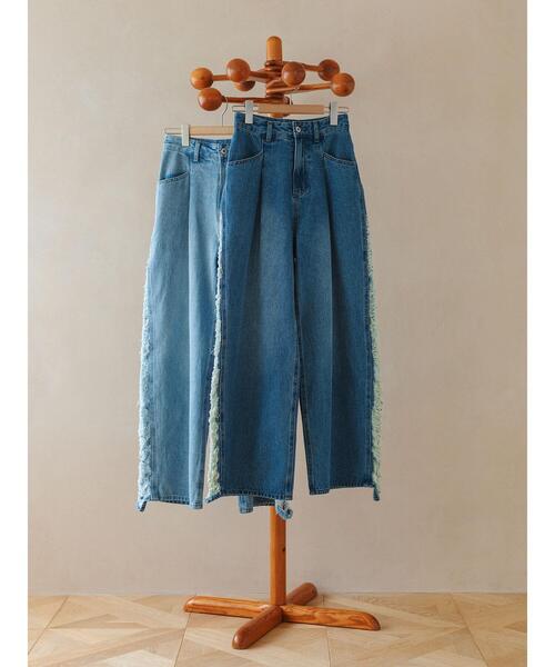 so4u（ソーフォーユー）の「ダメージデニムパンツ（その他パンツ・レディース・ブルー/サックスブルー・S/M）」の5枚目の写真