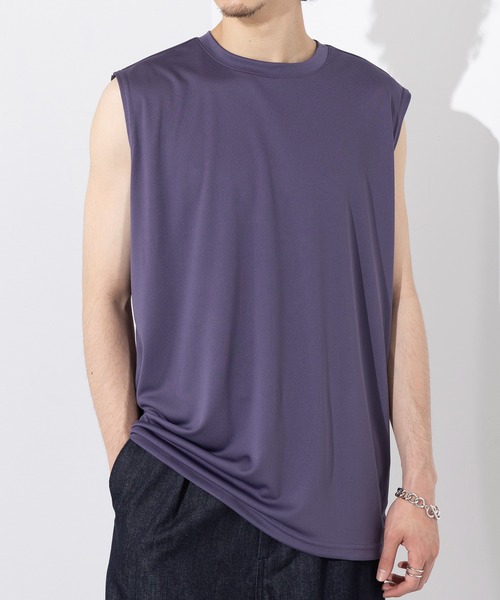 UNDERCOVER 07SS PURPLE期 ノースリーブシャツ メンズ セール