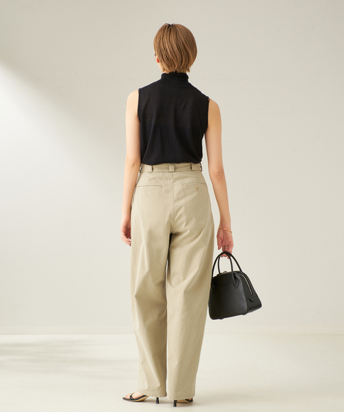 plage(プラージュ)の「Chinos(チノパンツ・レディース・ベージュ・36/38)」の5枚目の写真