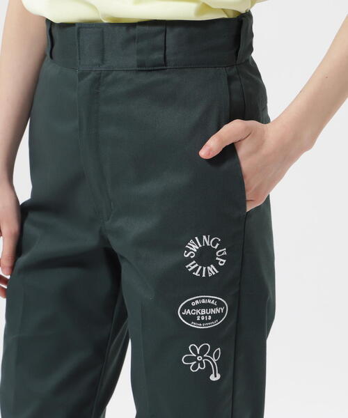 Jack Bunny!!（ジャックバニー）の「【Jack Bunny!!】【Dickies】T/Cツイルストレッチ ロングパンツ（その他パンツ・レディース・グリーン/ベージュ/ネイビー・MEDIUM/LARGE/SMALL）」の6枚目の写真
