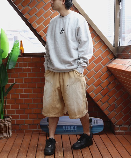 HUF(ハフ)の「HUF ロゴスウェット(スウェット・メンズ・ブラック/ヘザーグレー・MEDIUM/X-LARGE/LARGE)」の16枚目の写真