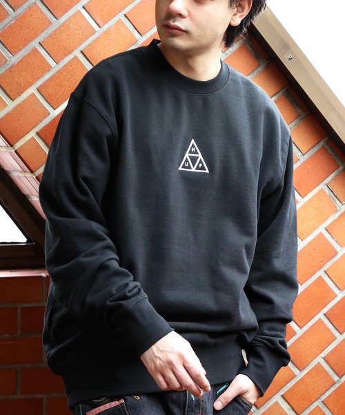HUF(ハフ)の「HUF ロゴスウェット(スウェット・メンズ・ブラック/ヘザーグレー・MEDIUM/X-LARGE/LARGE)」の4枚目の写真