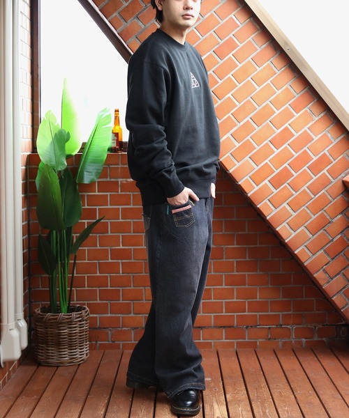 HUF(ハフ)の「HUF ロゴスウェット(スウェット・メンズ・ブラック/ヘザーグレー・MEDIUM/X-LARGE/LARGE)」の9枚目の写真