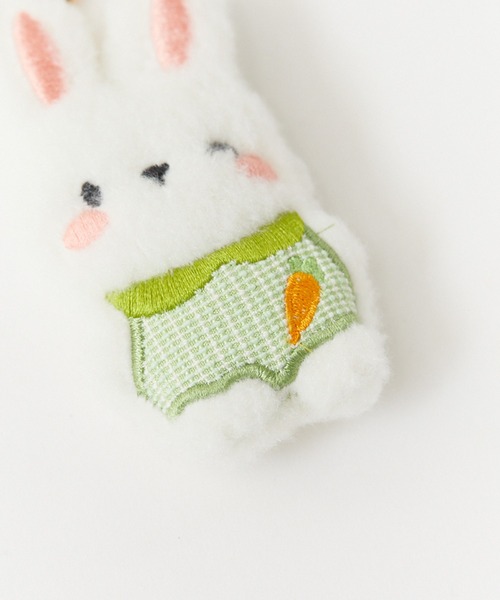 ウサギぬいぐるみキーホルダー 3P（キーホルダー）｜ROOPTOKYO（ループ