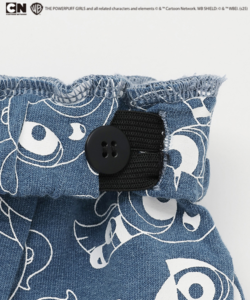 X-girl Stages（エックスガールステージス）の「【パワーパフ ガールズ】総柄ショートパンツ（その他パンツ・キッズ・ブラック/ブルー・130cm/140cm/90cm/120cm/100cm/110cm）」の5枚目の写真