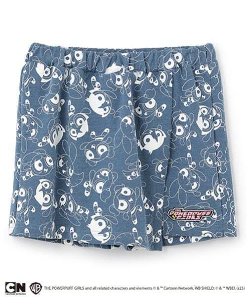 X-girl Stages（エックスガールステージス）の「【パワーパフ ガールズ】総柄ショートパンツ（その他パンツ・キッズ・ブラック/ブルー・130cm/140cm/90cm/120cm/100cm/110cm）」の12枚目の写真
