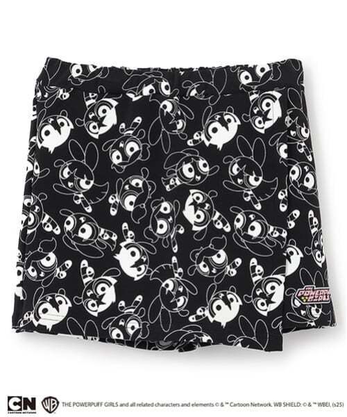 X-girl Stages（エックスガールステージス）の「【パワーパフ ガールズ】総柄ショートパンツ（その他パンツ・キッズ・ブラック/ブルー・130cm/140cm/90cm/120cm/100cm/110cm）」の13枚目の写真