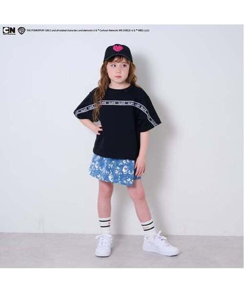 X-girl Stages（エックスガールステージス）の「【パワーパフ ガールズ】総柄ショートパンツ（その他パンツ・キッズ・ブラック/ブルー・130cm/140cm/90cm/120cm/100cm/110cm）」の14枚目の写真