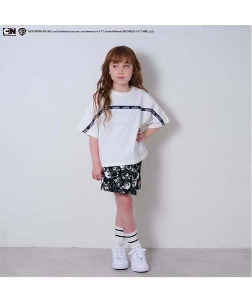 X-girl Stages（エックスガールステージス）の「【パワーパフ ガールズ】総柄ショートパンツ（その他パンツ・キッズ・ブラック/ブルー・130cm/140cm/90cm/120cm/100cm/110cm）」の16枚目の写真