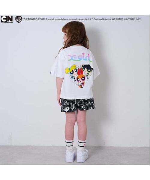 X-girl Stages（エックスガールステージス）の「【パワーパフ ガールズ】総柄ショートパンツ（その他パンツ・キッズ・ブラック/ブルー・130cm/140cm/90cm/120cm/100cm/110cm）」の17枚目の写真