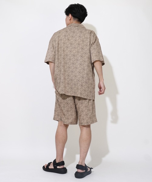 BABYDOLL(ベビードール)の「親子お揃い ロゴ総柄シャツ 0342A 【ボトムス別売】(シャツ/ブラウス・メンズ・ベージュ・M/L/XL)」の13枚目の写真