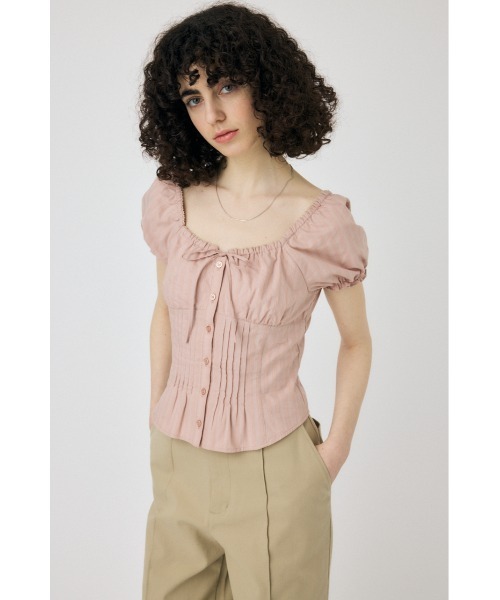MOUSSY（マウジー）の「PIN TUCK FIT ブラウス（シャツ/ブラウス