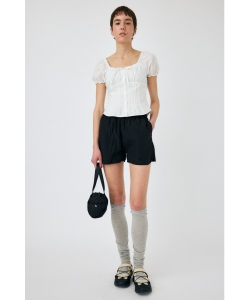 MOUSSY PIN TUCK FIT ブラウス　1 WHITE Pin Tuck Fit Blouse – MOUSSY
