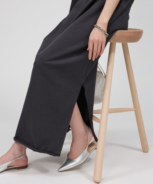 BABYLONE(バビロン)の「デラヴェジャージワンピース(ワンピース・レディース・チャコール/オレンジ・フリー)」の22枚目の写真