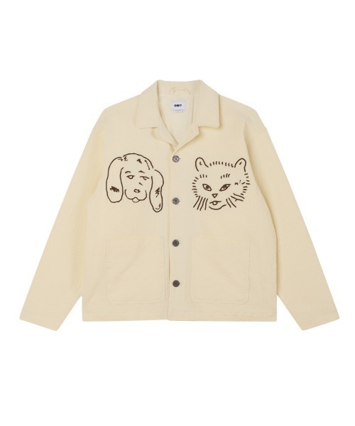 OBEY(オベイ)の「OBEY VESTA SHIRT JACKET(オベイ ヴェスタ シャツ ジャケット)(その他アウター・メンズ・ブラック系/ホワイト系・MEDIUM/LARGE/X-LARGE)」の2枚目の写真