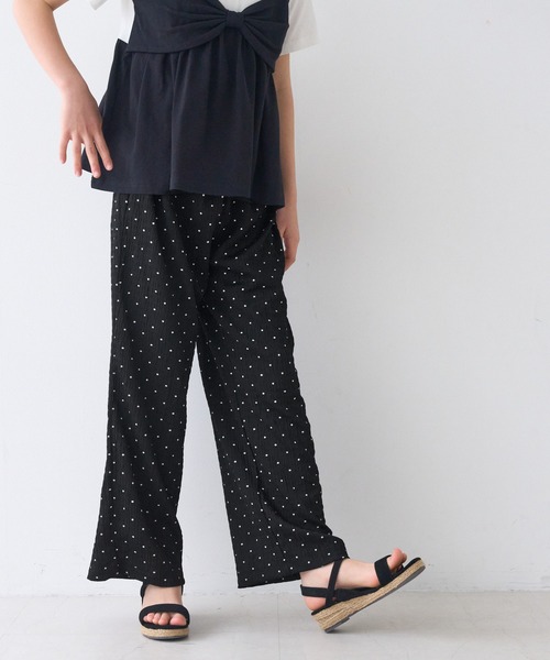 coca（coca）（コカ）の「キッズ 親子お揃いシボシャーリングイージーパンツ（その他パンツ・キッズ・ブラック/A/オレンジ/ドット・120/130/140/150）」の22枚目の写真