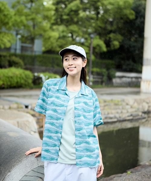 Foxfire（フォックスファイヤー）の「エンドレスライズシャツＳ／Ｓ（シャツ/ブラウス・メンズ・ベージュ/ネイビー/ミント・WOMENS L/WOMENS M/M/L/XL）」の14枚目の写真