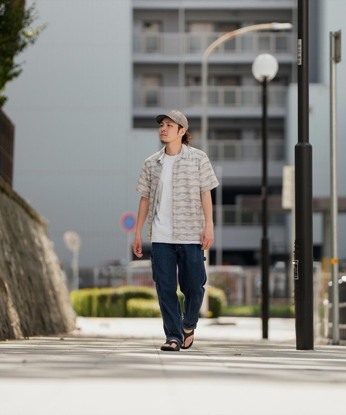 Foxfire（フォックスファイヤー）の「エンドレスライズシャツＳ／Ｓ（シャツ/ブラウス・メンズ・ベージュ/ネイビー/ミント・WOMENS L/WOMENS M/M/L/XL）」の17枚目の写真