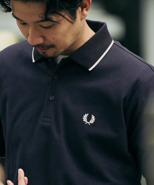 竹原　フレッドペリー ポロシャツ 楽天市場】FRED PERRY/フレッドペリー OPEN COLLAR TOWELLING