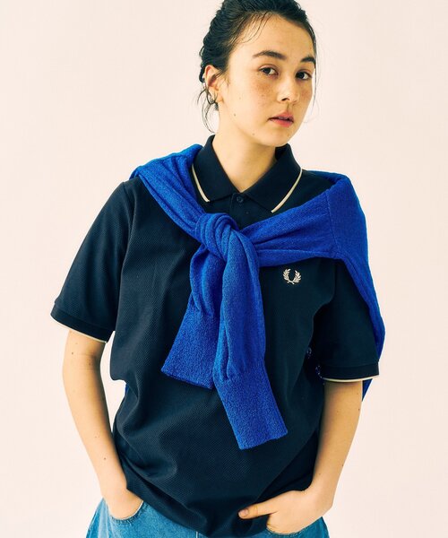 セール】FRED PERRY 417別注 Textured Single Tipped Sh