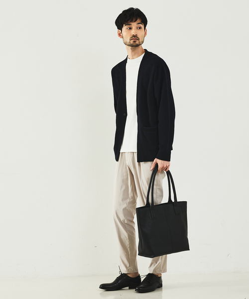 alfredoBANNISTER（アルフレッドバニスター）の「【WEB別注】オープン レザー トートバッグ（トートバッグ・メンズ・ブラック・フリー）」の10枚目の写真