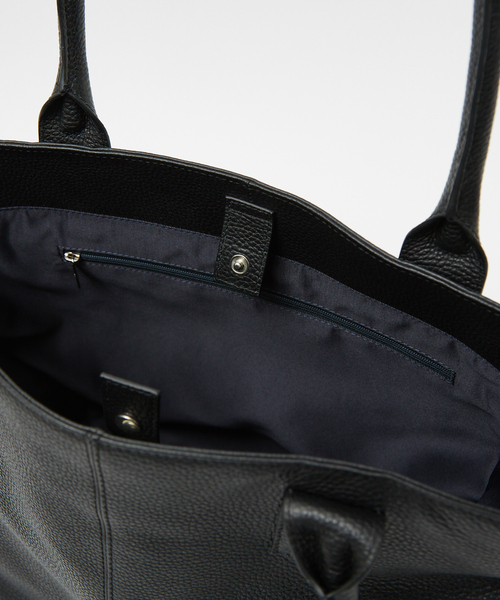alfredoBANNISTER（アルフレッドバニスター）の「【WEB別注】オープン レザー トートバッグ（トートバッグ・メンズ・ブラック・フリー）」の7枚目の写真