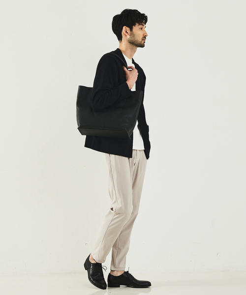 alfredoBANNISTER（アルフレッドバニスター）の「【WEB別注】オープン レザー トートバッグ（トートバッグ・メンズ・ブラック・フリー）」の13枚目の写真